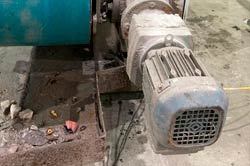 Máquina antes da reforma da Rochar